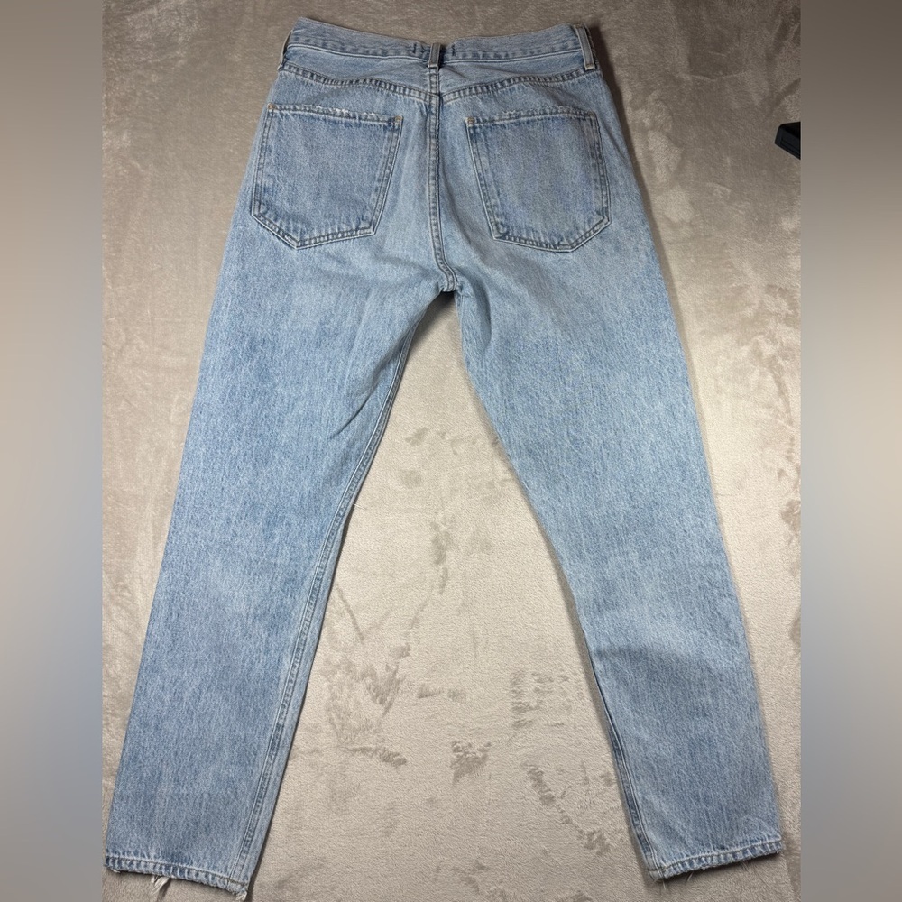 Agolde Jamie High Rise Tapered Intentionally Distressed 100% Cotton Jeans 27 - Picture 11 of 16
